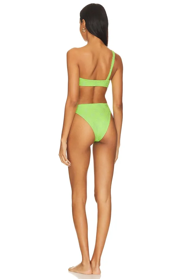 Lovers and Friends Swimsuits and CoverUps Women In My Moment One Piece Neon Green Lovers and Friends Swimsuits and CoverUps Women In My Moment One Piece Neon Green