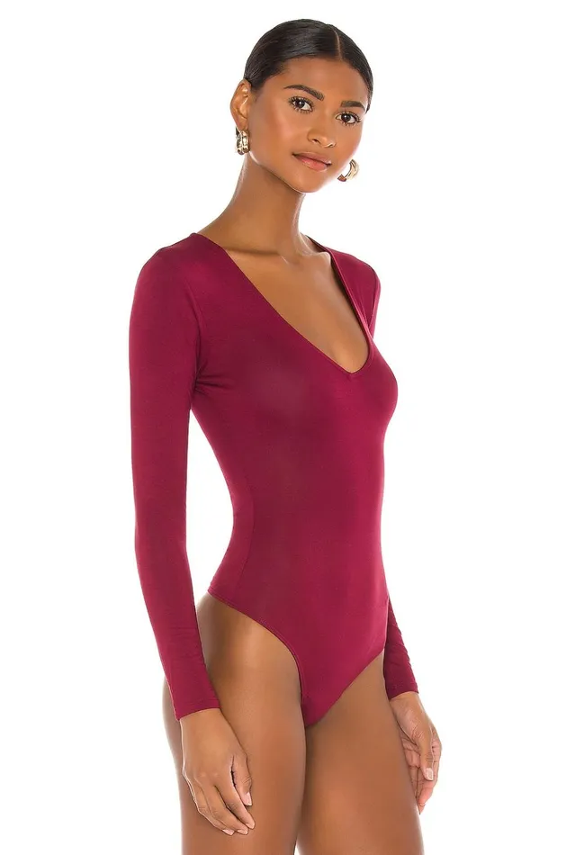 Lovers and Friends Tops Women Akron Bodysuit Burgundy Lovers and Friends Tops Women Akron Bodysuit Burgundy