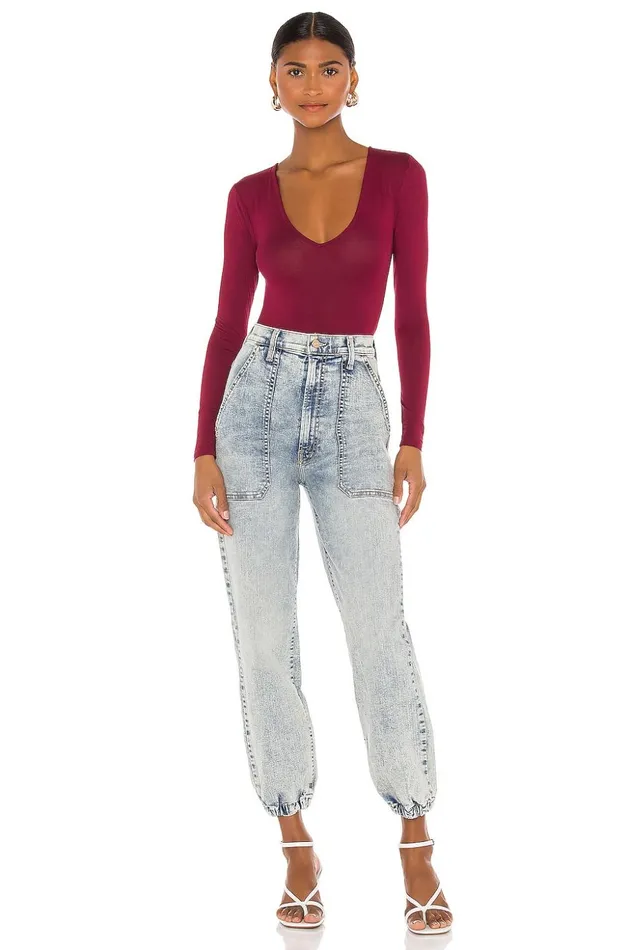 Lovers and Friends Tops Women Akron Bodysuit Burgundy Lovers and Friends Tops Women Akron Bodysuit Burgundy