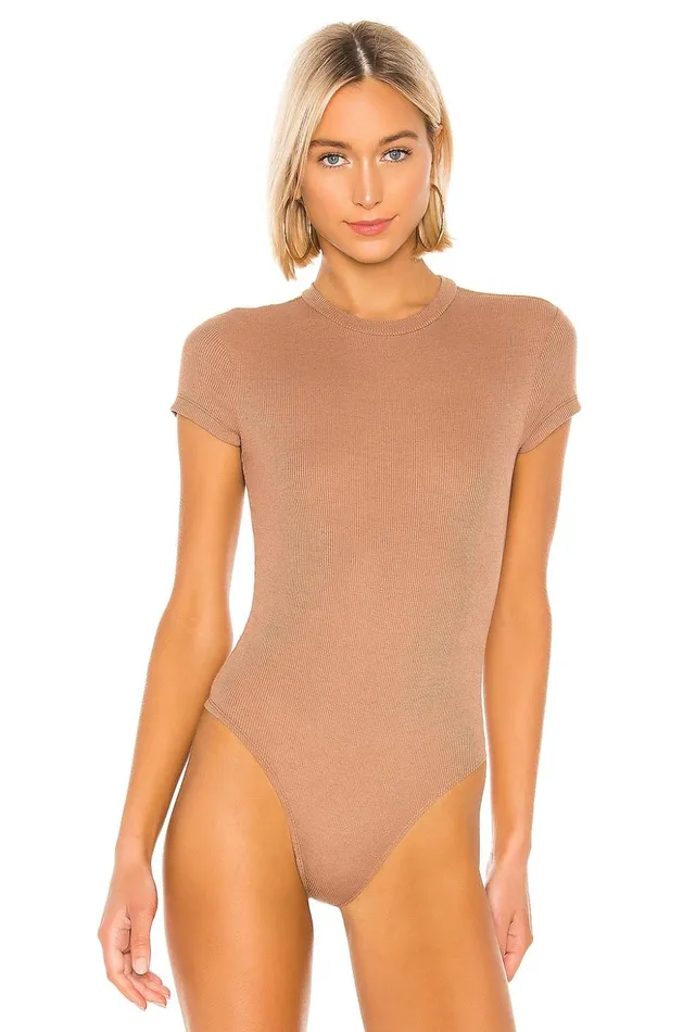 Lovers and Friends Tops Women Carolina Bodysuit Mocha