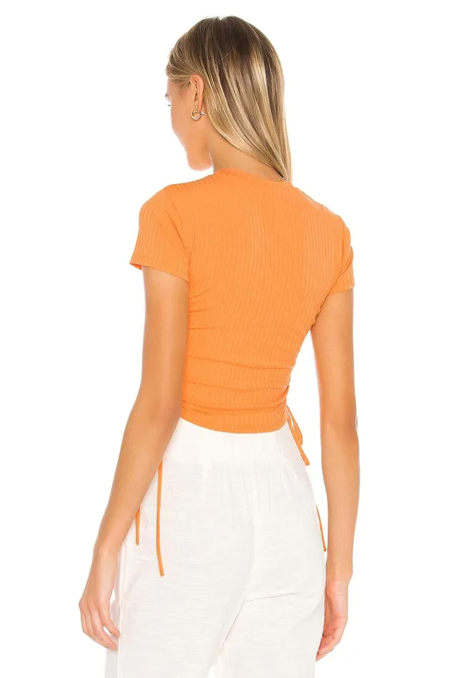 Lovers and Friends Tops Women Divine Tee Orange Lovers and Friends Tops Women Divine Tee Orange