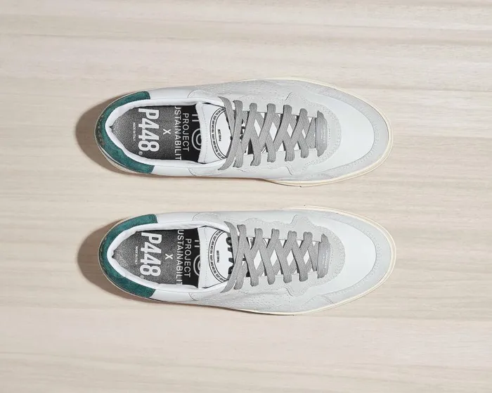 Low Tops Women P448 Bali Recycled WhiteGreen Low Tops Women P448 Bali Recycled WhiteGreen