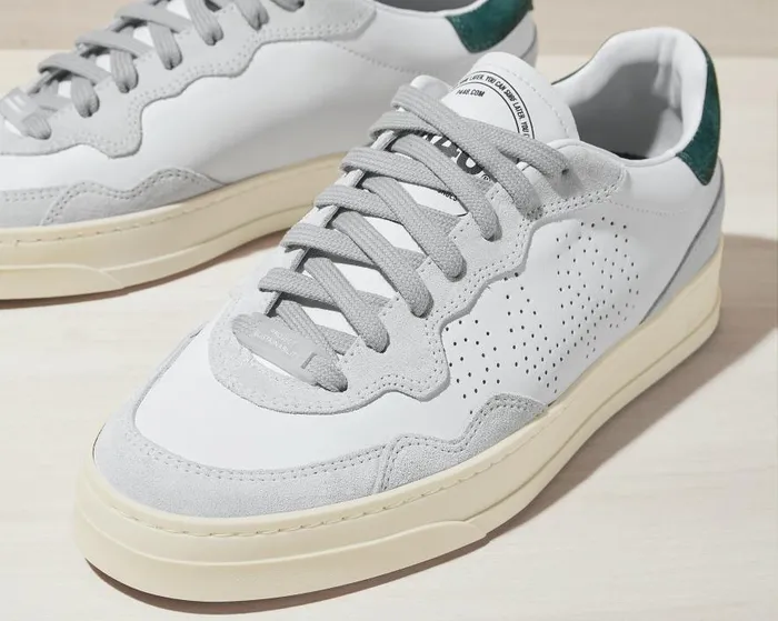 Low Tops Women P448 Bali Recycled WhiteGreen Low Tops Women P448 Bali Recycled WhiteGreen