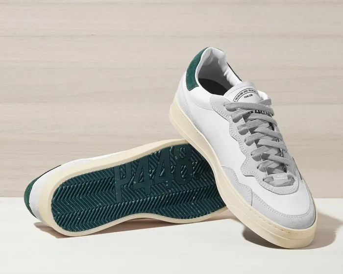 Low Tops Women P448 Bali Recycled WhiteGreen Low Tops Women P448 Bali Recycled WhiteGreen