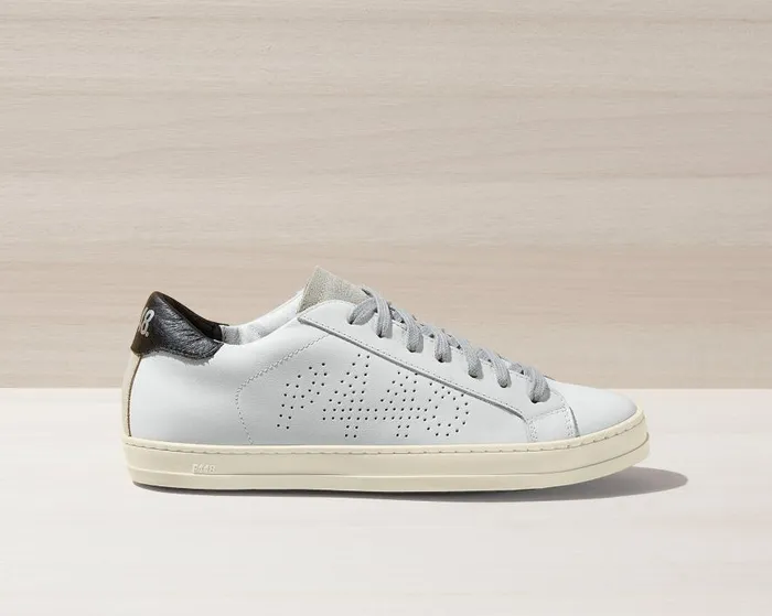 Low Tops Women P448 John WhiteBlack