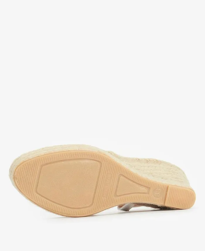 Lucia Espadrille Wedges Classic White Women Barbour Sandals