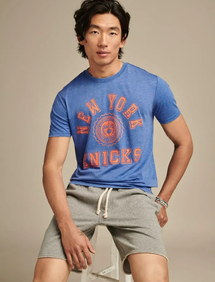 Lucky Brand Graphic Tees Women Knicks Graphic Tee Royal