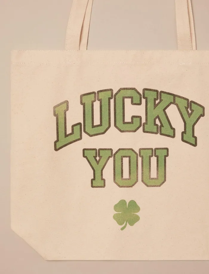 Lucky Brand Handbags Women Lucky You Canvas Tote Natural