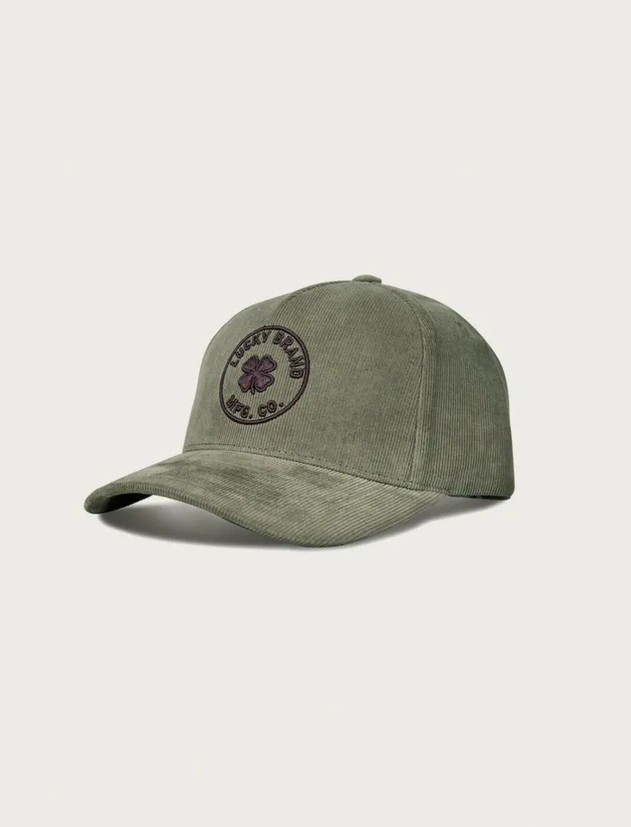 Lucky Brand Hats Men Lucky Mfg Co Emb Cord Hat Bright Green