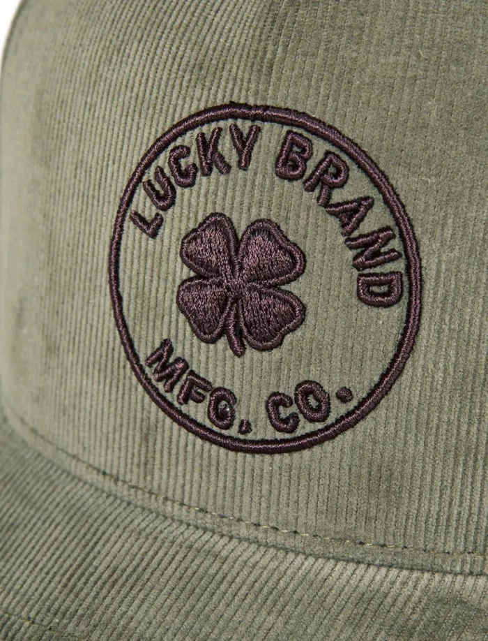 Lucky Brand Hats Men Lucky Mfg Co Emb Cord Hat Bright Green