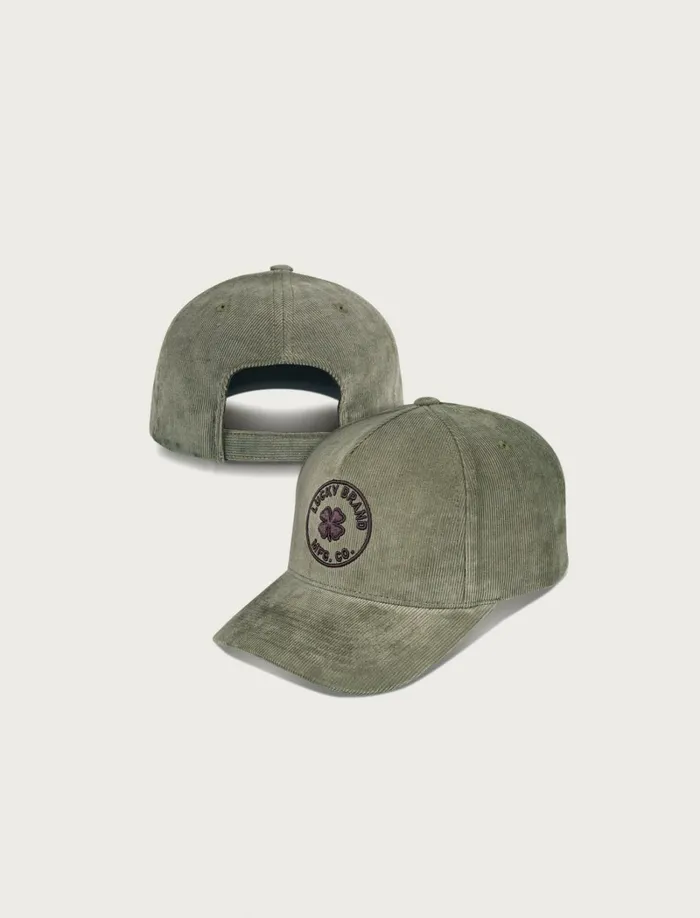 Lucky Brand Hats Men Lucky Mfg Co Emb Cord Hat Bright Green