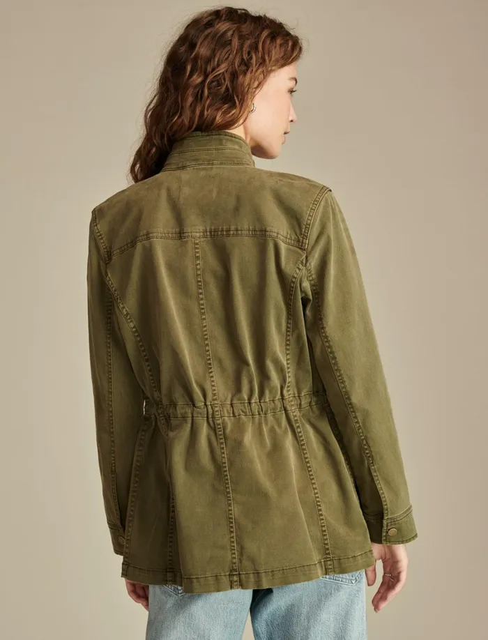 Lucky Brand Jackets and Outerwear Women Utility Jacket Olive Night