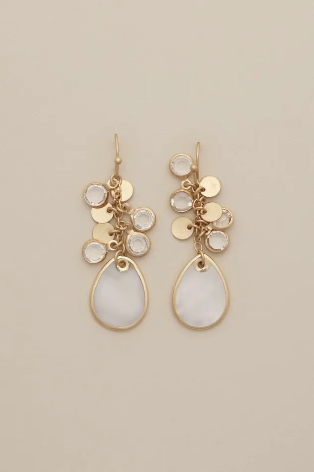 Lucky Brand Jewelry Women Charm Drop Earrings Silver