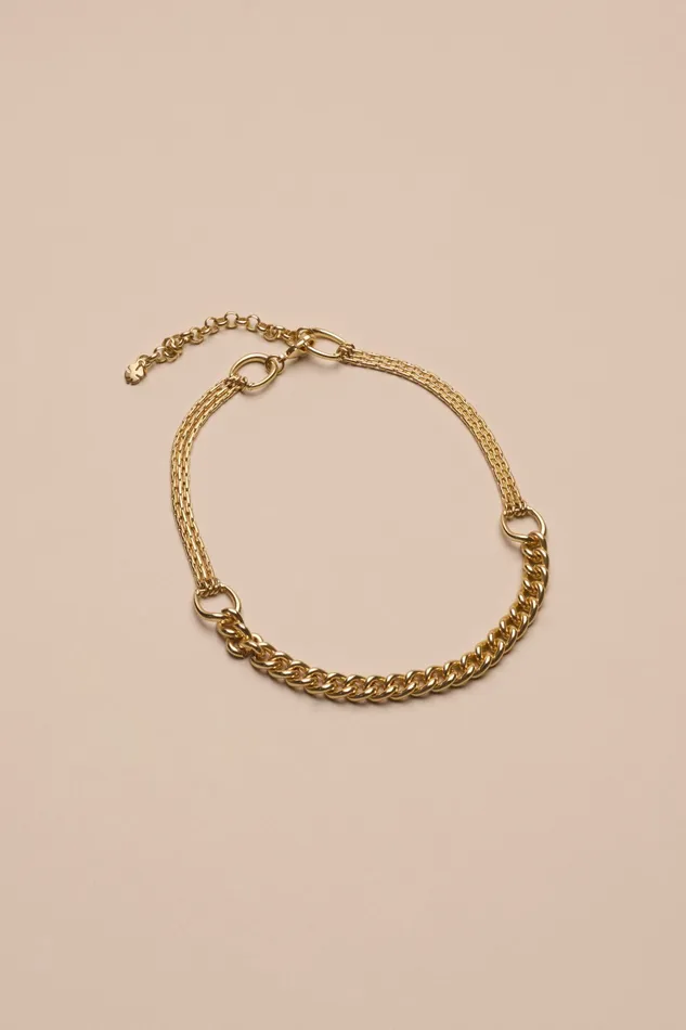Lucky Brand Jewelry Women Chunky Chain Necklace Gold