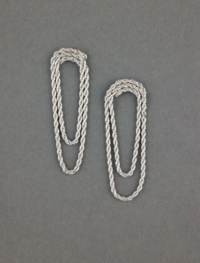 Lucky Brand Jewelry Women Rope Stud Earring Silver