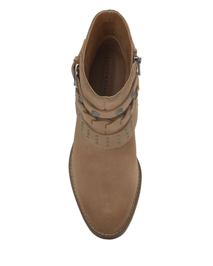 Lucky Brand Shoes Women Miav Bootie Light Brown