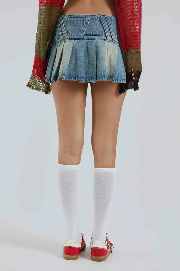 Ludlow Denim Mini Skirt Multi Women Jaded London Skirts Ludlow Denim Mini Skirt Multi Women Jaded London Skirts