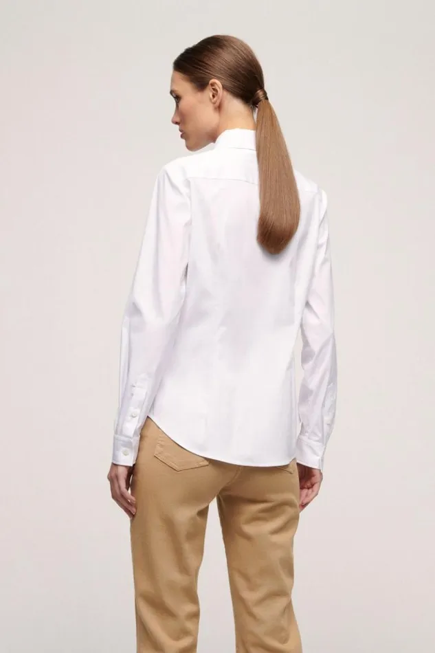 Luisa Spagnoli Blouses And Shirts Lana 8211 Cotton Shirt White 8211 Women Luisa Spagnoli Blouses And Shirts Lana 8211 Cotton Shirt White 8211 Women