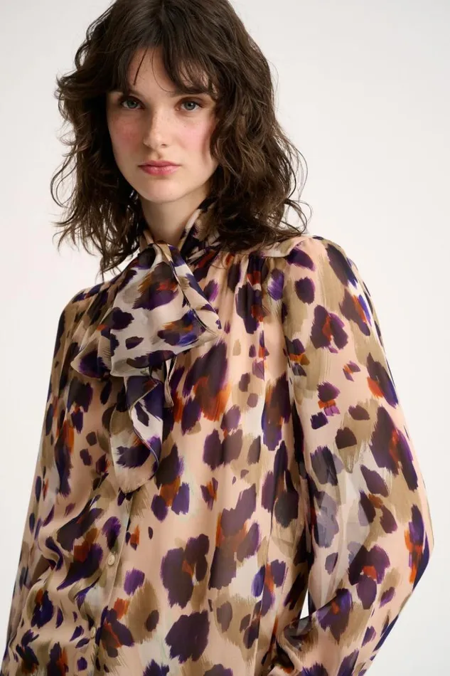 Luisa Spagnoli Blouses And Shirts Linda 8211 Blouse With Sash 8211 Women