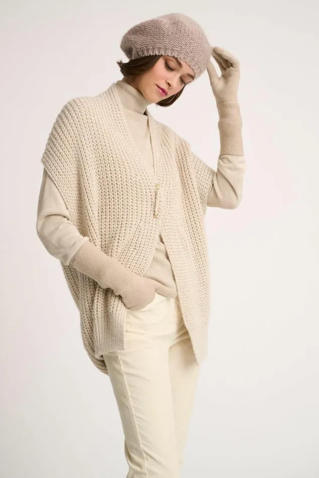 Luisa Spagnoli Cardigan Calda 8211 Unstructured Knit Jacket Ivory 8211 Women