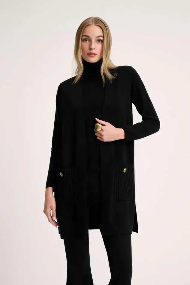 Luisa Spagnoli Cardigan Menna 8211 Knit Vest Black 8211 Women