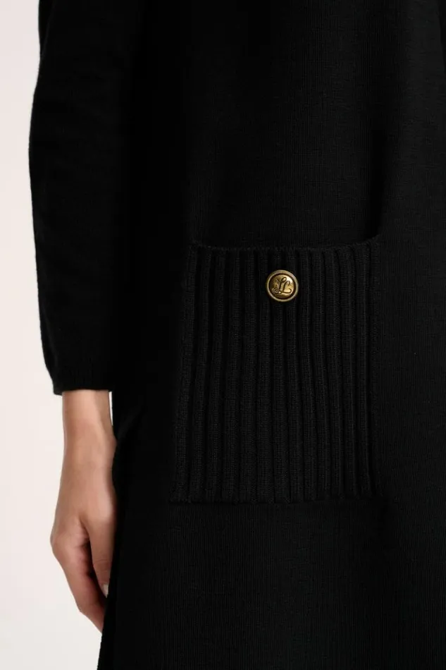Luisa Spagnoli Cardigan Menna 8211 Knit Vest Black 8211 Women Luisa Spagnoli Cardigan Menna 8211 Knit Vest Black 8211 Women