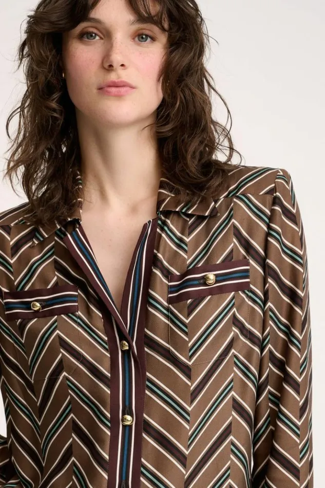 Luisa Spagnoli Dresses and Jumpsuits Giardino 8211 Viscose ShirtDress 8211 Women