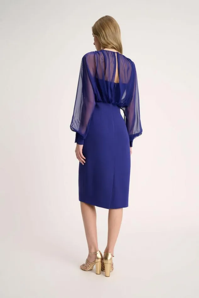Luisa Spagnoli Formal Dresses Gradimento 8211 Elegant Dress Bluette 8211 Women Luisa Spagnoli Formal Dresses Gradimento 8211 Elegant Dress Bluette 8211 Women