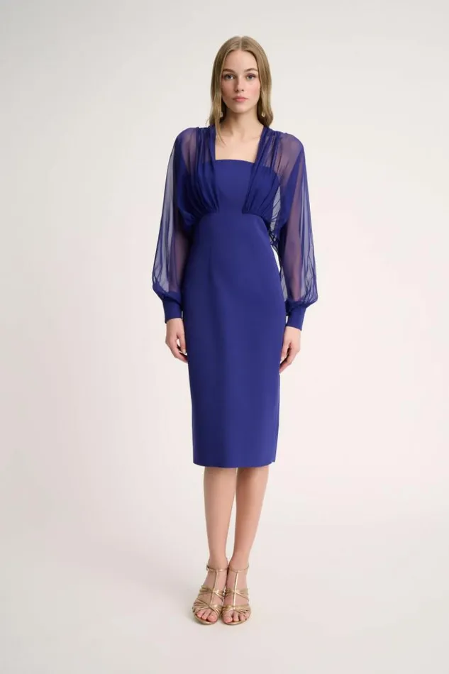 Luisa Spagnoli Formal Dresses Gradimento 8211 Elegant Dress Bluette 8211 Women Luisa Spagnoli Formal Dresses Gradimento 8211 Elegant Dress Bluette 8211 Women
