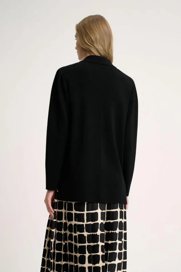 Luisa Spagnoli Jackets and Blazers Mancina 8211 Embroidered Jacket Black 8211 Women Luisa Spagnoli Jackets and Blazers Mancina 8211 Embroidered Jacket Black 8211 Women