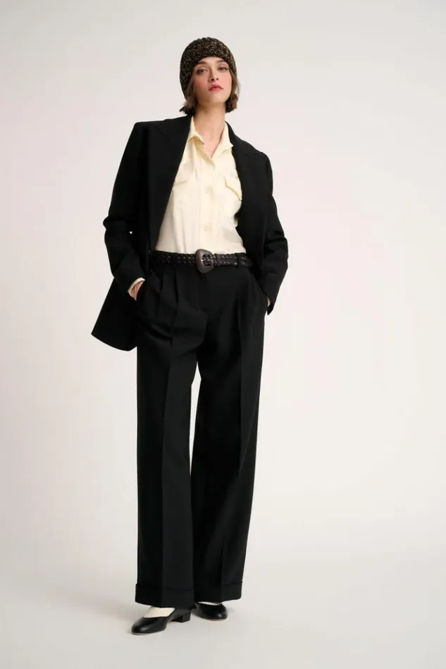 Luisa Spagnoli Jackets and Blazers Sfinge 8211 DoubleBreasted Jacket Black 8211 Women Luisa Spagnoli Jackets and Blazers Sfinge 8211 DoubleBreasted Jacket Black 8211 Women