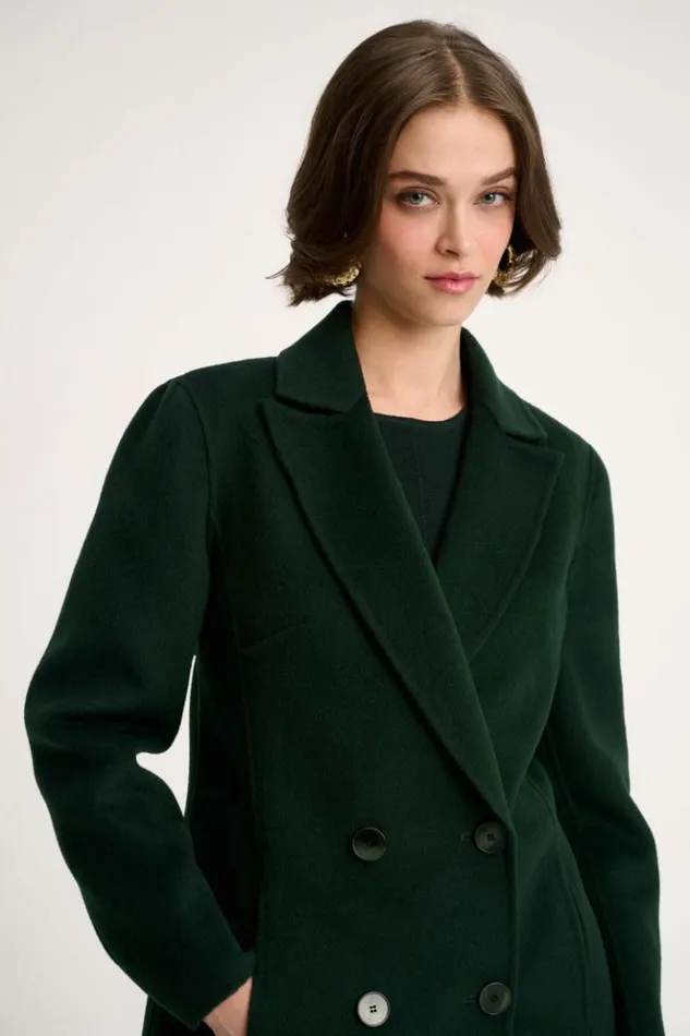 Luisa Spagnoli Outerwear Splendor 8211 DoubleBreasted Coat 8211 Women Luisa Spagnoli Outerwear Splendor 8211 DoubleBreasted Coat 8211 Women