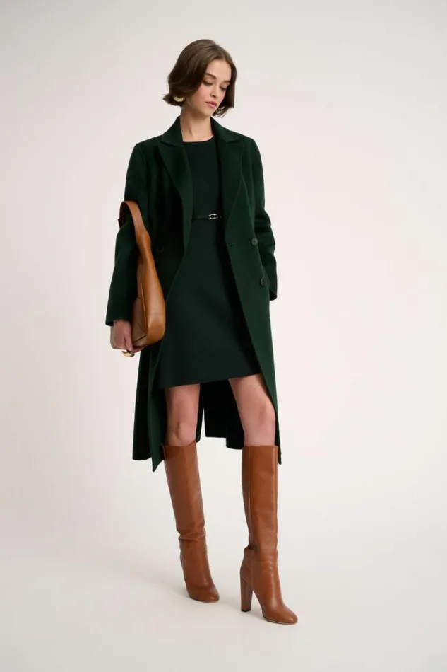 Luisa Spagnoli Outerwear Splendor 8211 DoubleBreasted Coat 8211 Women Luisa Spagnoli Outerwear Splendor 8211 DoubleBreasted Coat 8211 Women