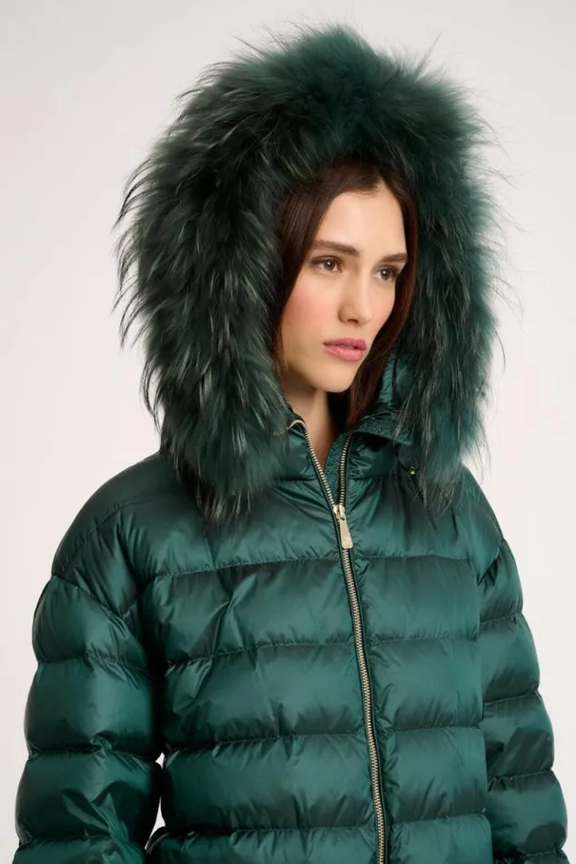 Luisa Spagnoli Outerwear Stato 8211 Hooded Puffer 8211 Fashion Show 8211 Women