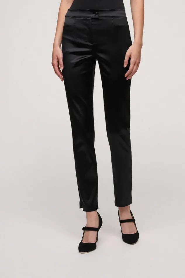 Luisa Spagnoli Pants Ornamento 8211 Elegant Trousers Black 8211 Women