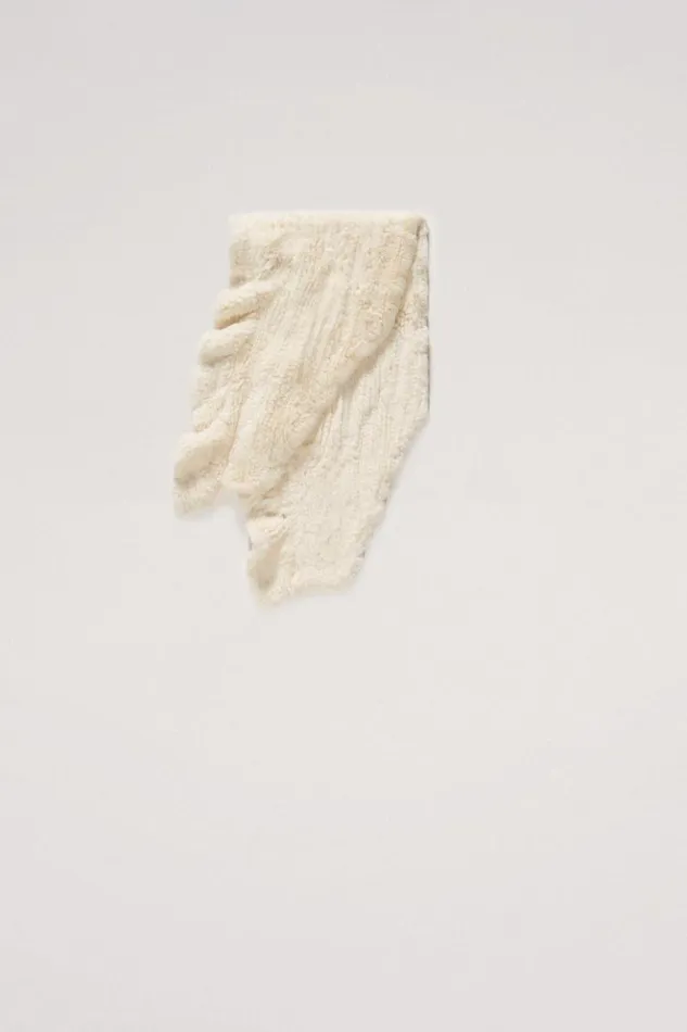 Luisa Spagnoli Scarves And Foulards Romanza 8211 Fur Stole Cream 8211 Women