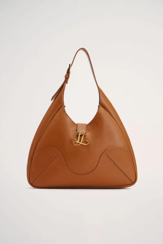 Luisa Spagnoli Shoulder Bags Imele 8211 Leather Bag Camelgold 8211 Women