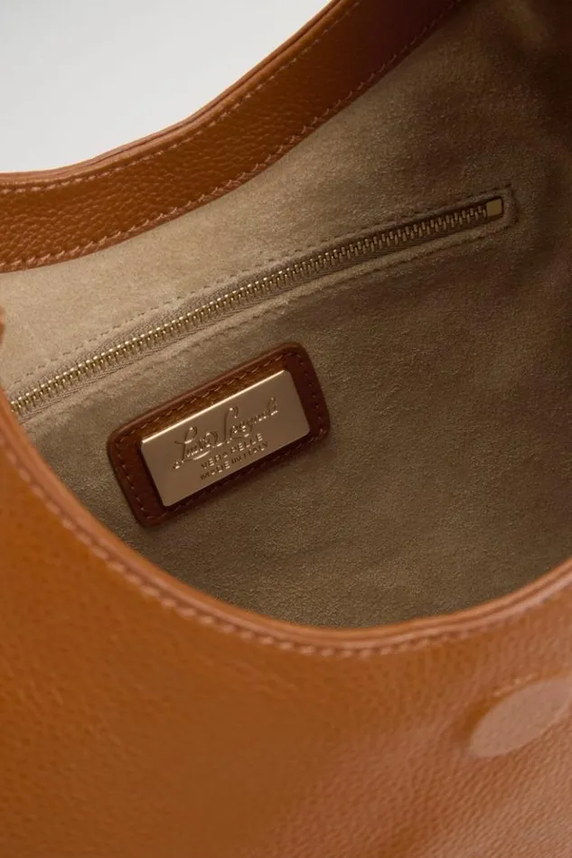 Luisa Spagnoli Shoulder Bags Imele 8211 Leather Bag Camelgold 8211 Women Luisa Spagnoli Shoulder Bags Imele 8211 Leather Bag Camelgold 8211 Women