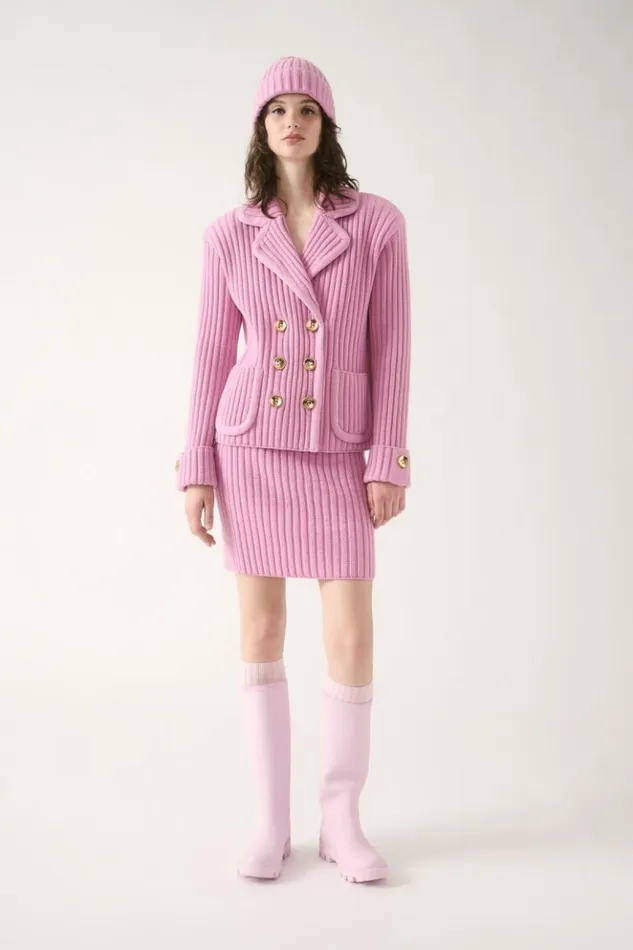 Luisa Spagnoli Skirts And Shorts Macas 8211 Knit Mini Skirt 8211 Fashion Show Pink 8211 Women Luisa Spagnoli Skirts And Shorts Macas 8211 Knit Mini Skirt 8211 Fashion Show Pink 8211 Women