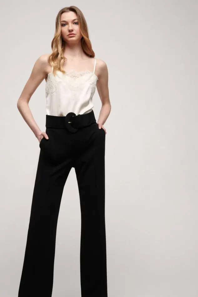 Luisa Spagnoli Tops And TShirts Lilia 8211 Top With Lace Cream 8211 Women Luisa Spagnoli Tops And TShirts Lilia 8211 Top With Lace Cream 8211 Women