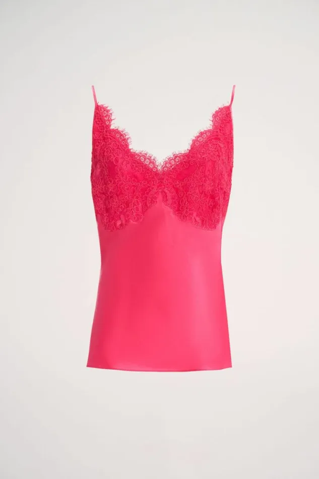 Luisa Spagnoli Tops And TShirts Luogo 8211 Top With Lace Applique 8211 Women Luisa Spagnoli Tops And TShirts Luogo 8211 Top With Lace Applique 8211 Women