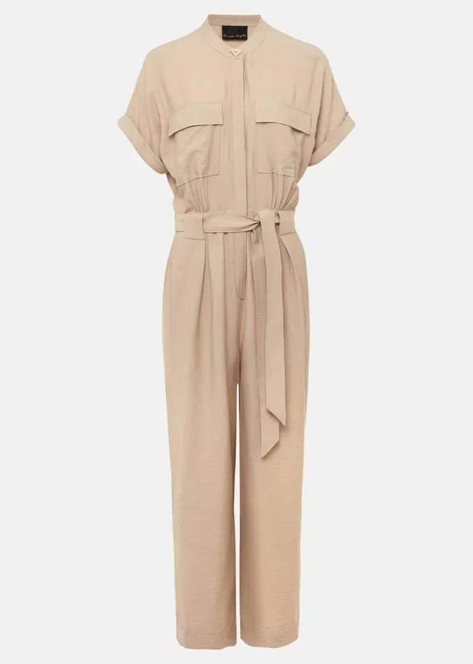 Lyla Stone Wide Leg Jumpsuit Stone Women Phase Eight Dresses