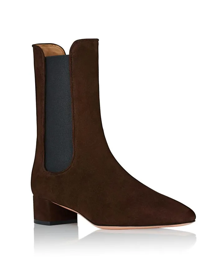 Lyon Bootie 35 Brown Women Aquazzura Booties Lyon Bootie 35 Brown Women Aquazzura Booties