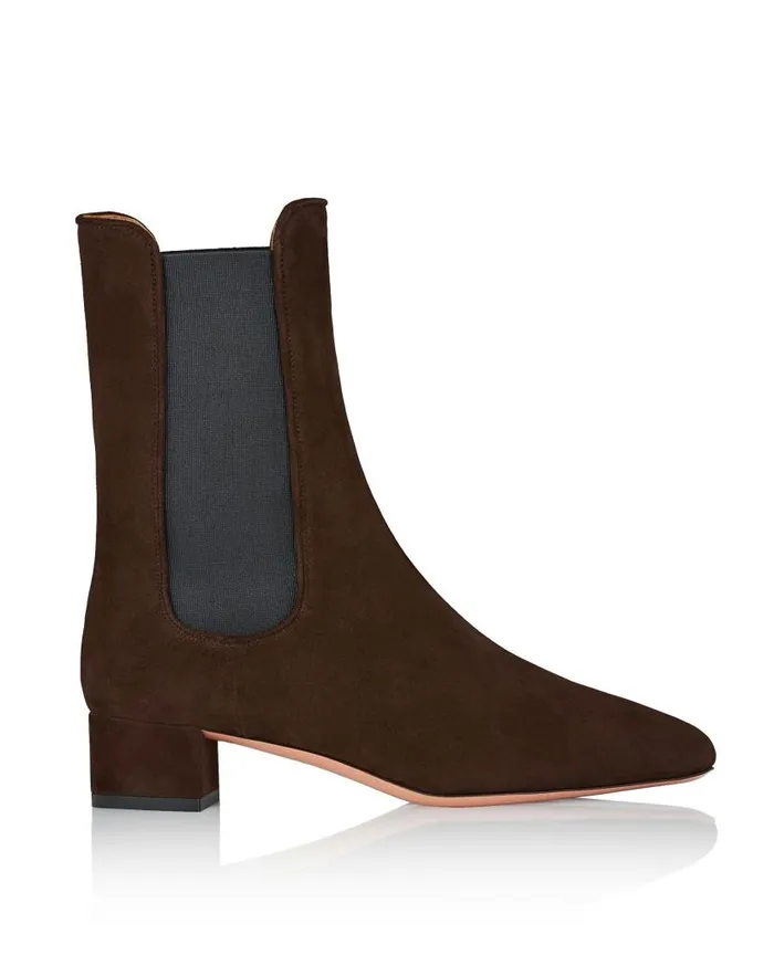Lyon Bootie 35 Brown Women Aquazzura Booties Lyon Bootie 35 Brown Women Aquazzura Booties