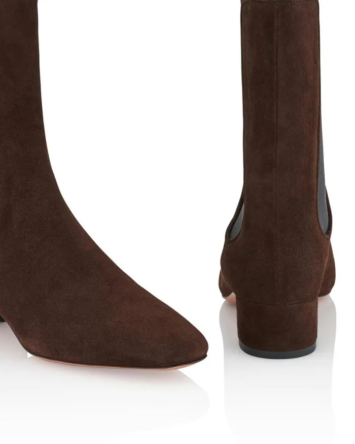 Lyon Bootie 35 Brown Women Aquazzura Booties Lyon Bootie 35 Brown Women Aquazzura Booties