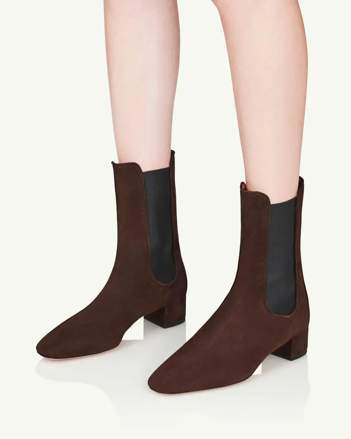 Lyon Bootie 35 Brown Women Aquazzura Booties Lyon Bootie 35 Brown Women Aquazzura Booties