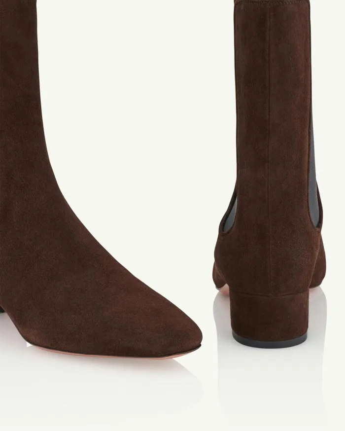 Lyon Bootie 35 Brown Women Aquazzura Booties Lyon Bootie 35 Brown Women Aquazzura Booties
