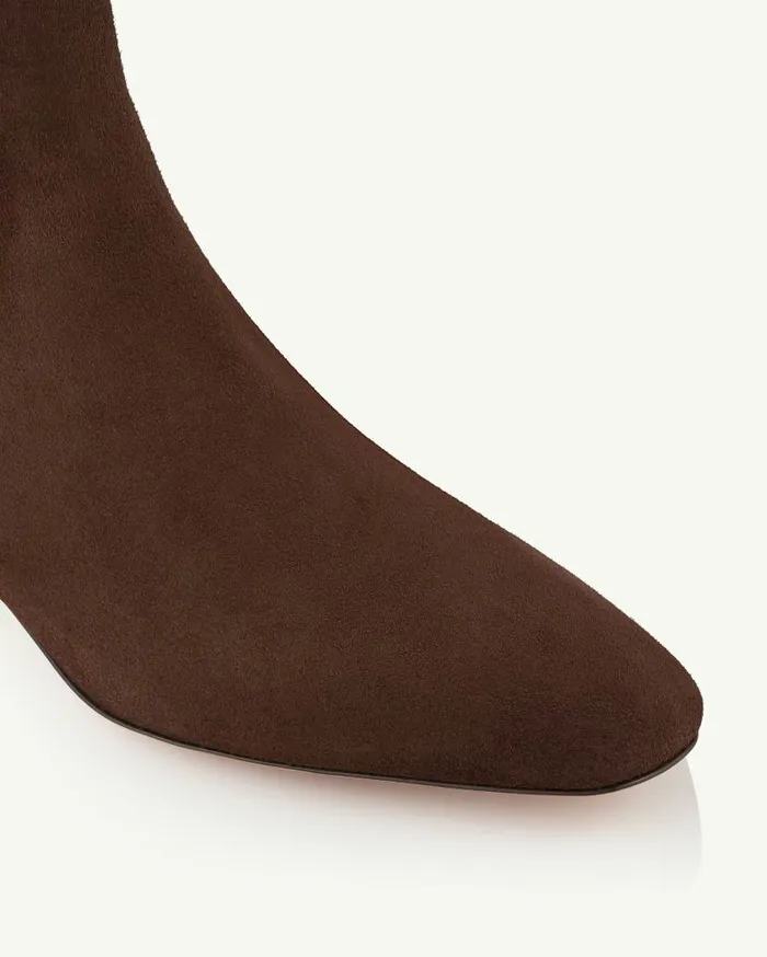 Lyon Bootie 35 Brown Women Aquazzura Booties Lyon Bootie 35 Brown Women Aquazzura Booties