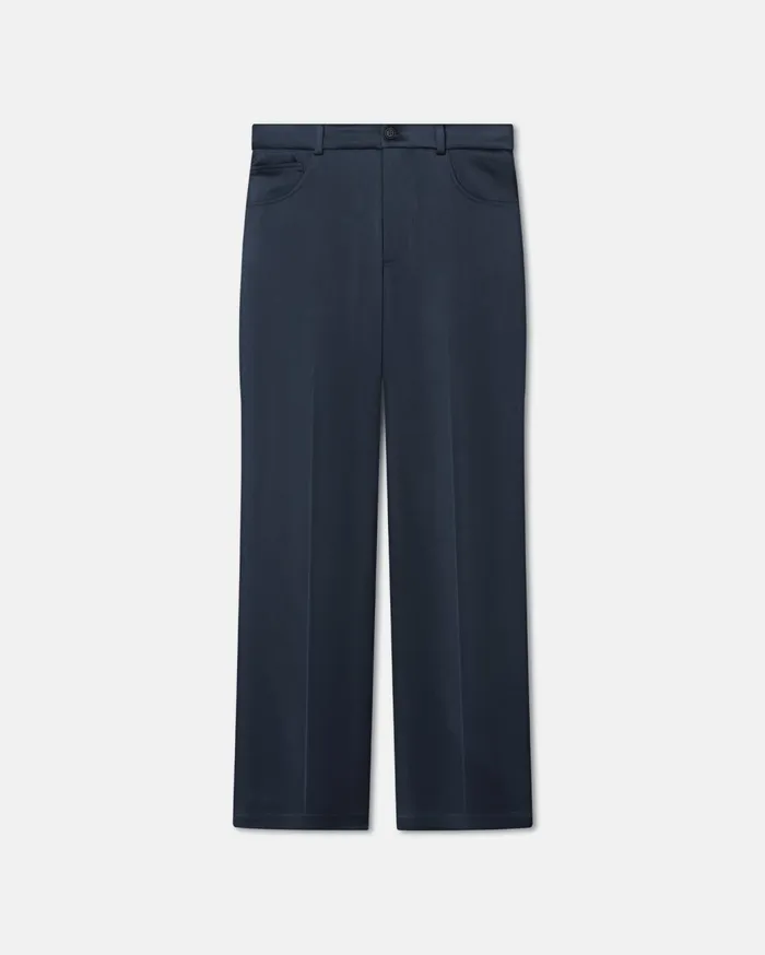 Macen Satin Pants Navy Men Nanushka Pants