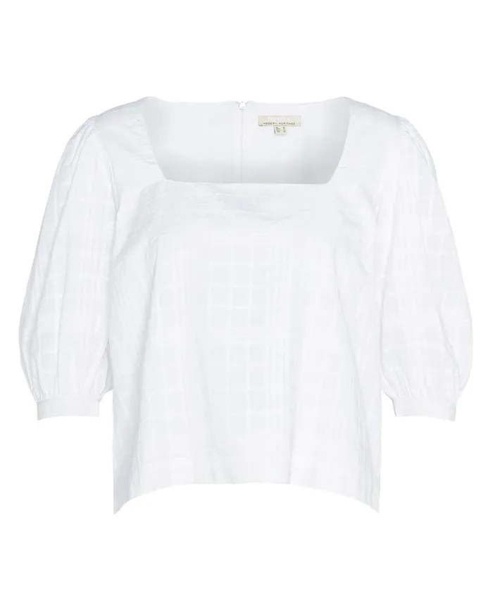 Macy Blouse Classic White Women Barbour Shirts and Blouses